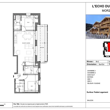 Echo Du Pleney B202 : T3 Neuf A 100m Des Remontees Apartment *